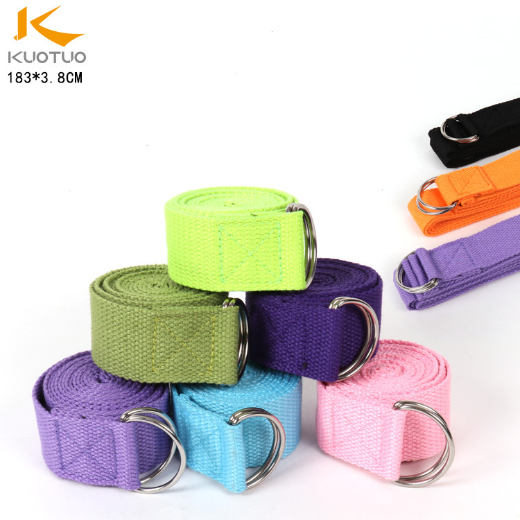 kuotuo Yoga Stretch Belt Yoga Rope Sports Stretch Belt Yoga Auxiliary Supplies Tension Rope Factory Outlet