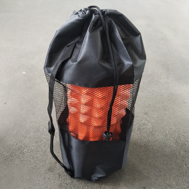 Yoga Column Mesh Bag Foam Axle Mesh Bag Mace Mesh Bag Crescent Bag Backpack Multifunctional Storage Bag Mesh Bag