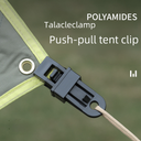 Tent additional pull point fixing clip outdoor camping canopy hook large tent clip windproof belt barb clip