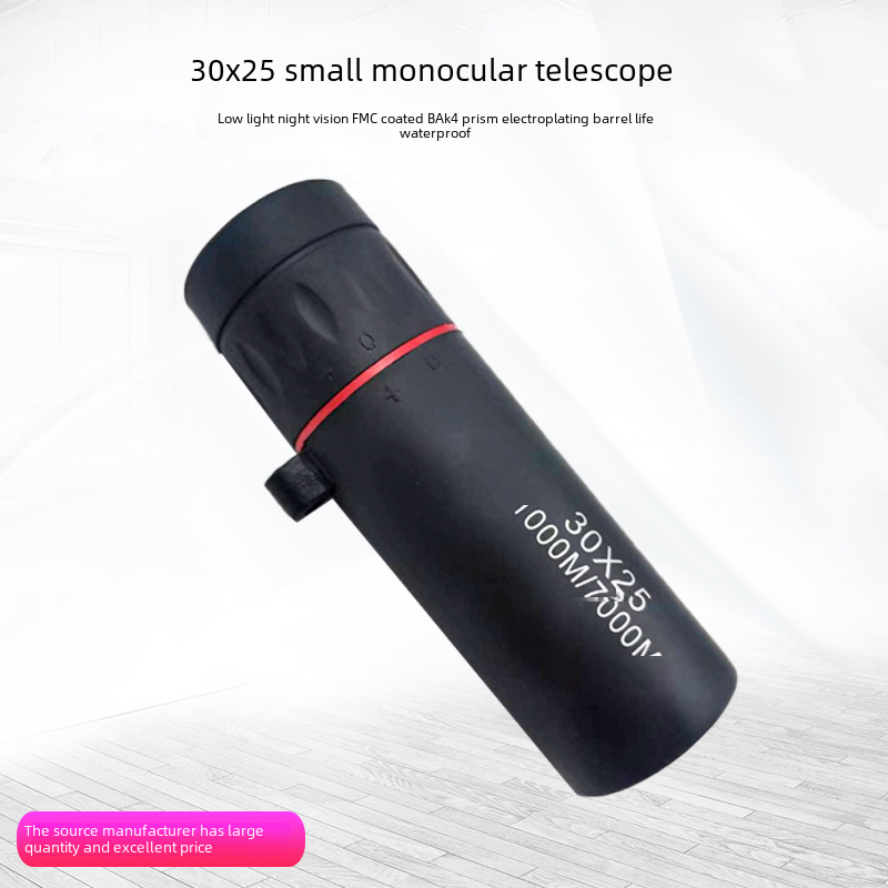 2000x25单筒望远镜高清镀膜便携户外拍照微光夜视厂家直销 代发