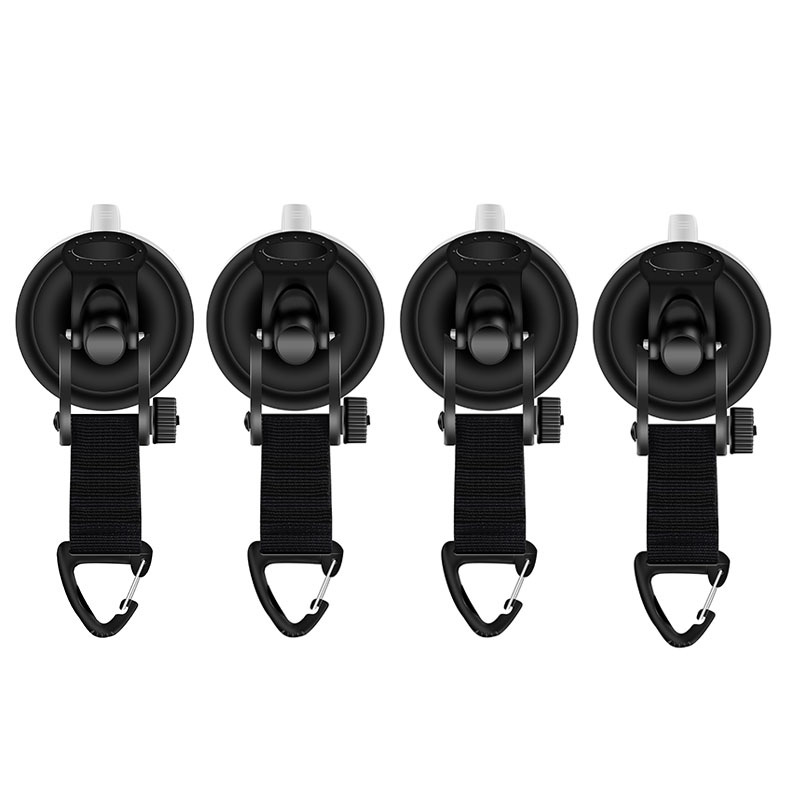 Car tent suction cup buckle vacuum glass car suction cup non-perforated mountaineering buckle hook camping tent bracket