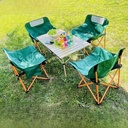 跨境供应户外野营野餐月亮椅露营便携铝合金折叠椅沙滩写生月亮椅