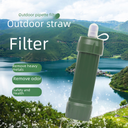 28mm Coke Bottle Compatible with Ultrafiltration Plus Carbon Fiber Outdoor Water Purification Straw Screw Teeth Interface Outdoor Direct Drink Filter