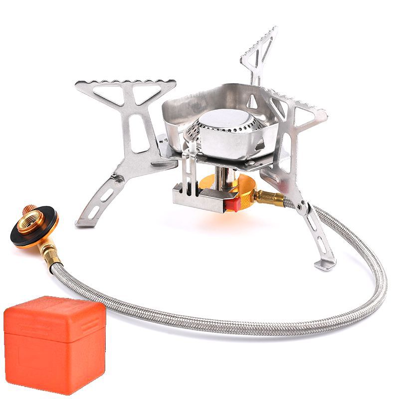Outdoor Stove blue fire outdoor windproof camping stove stove gas stove picnic stove split stove with ignition stove
