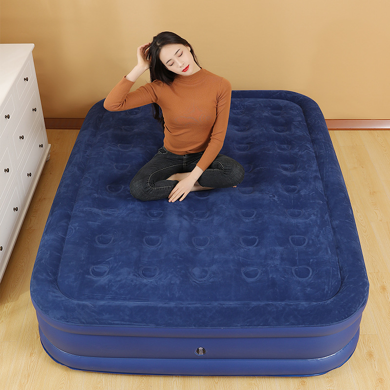 High-end inflatable mattress single air cushion bed heightened double home lunch break convenient bed thickened folding bed inflatable cushion