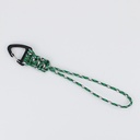 Spot anti-lost umbrella rope woven triangle key chain flashlight rope anti-knife pendant key chain