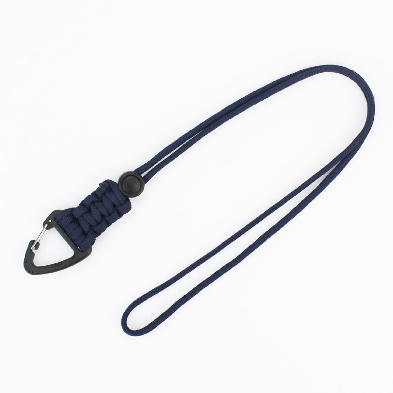 In stock anti-lost umbrella rope woven key chain lanyard outdoor climbing survival key chain