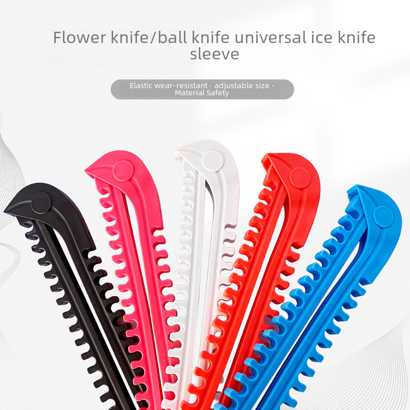 Skates Protective Cover Skate Knife Cover Suitable for Ice Hockey Knife Pattern Knife Protective Cover Can be Cut for Adults and Children Available