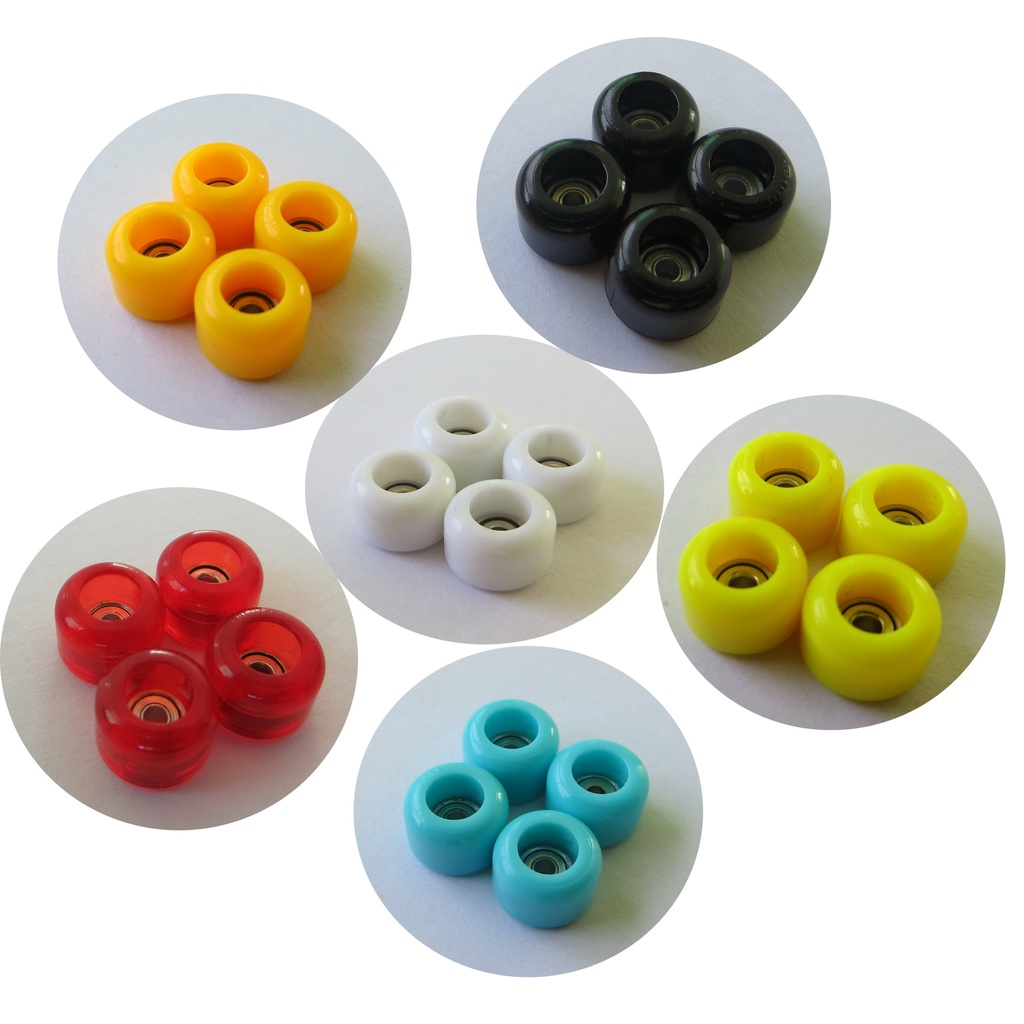 bearing wheel professional finger skateboard bearing wheel is not easy to crack PU bearing wheel skateboard accessories movable plate accessories