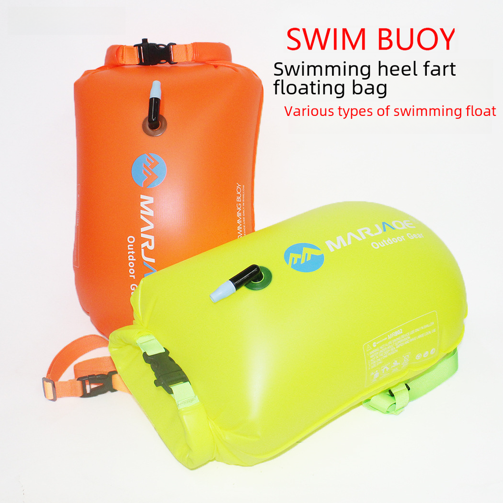 MARJAQE Maijia Qiqian follow ass swimming float inflatable drift bag storage heel fart floating bag waterproof bag