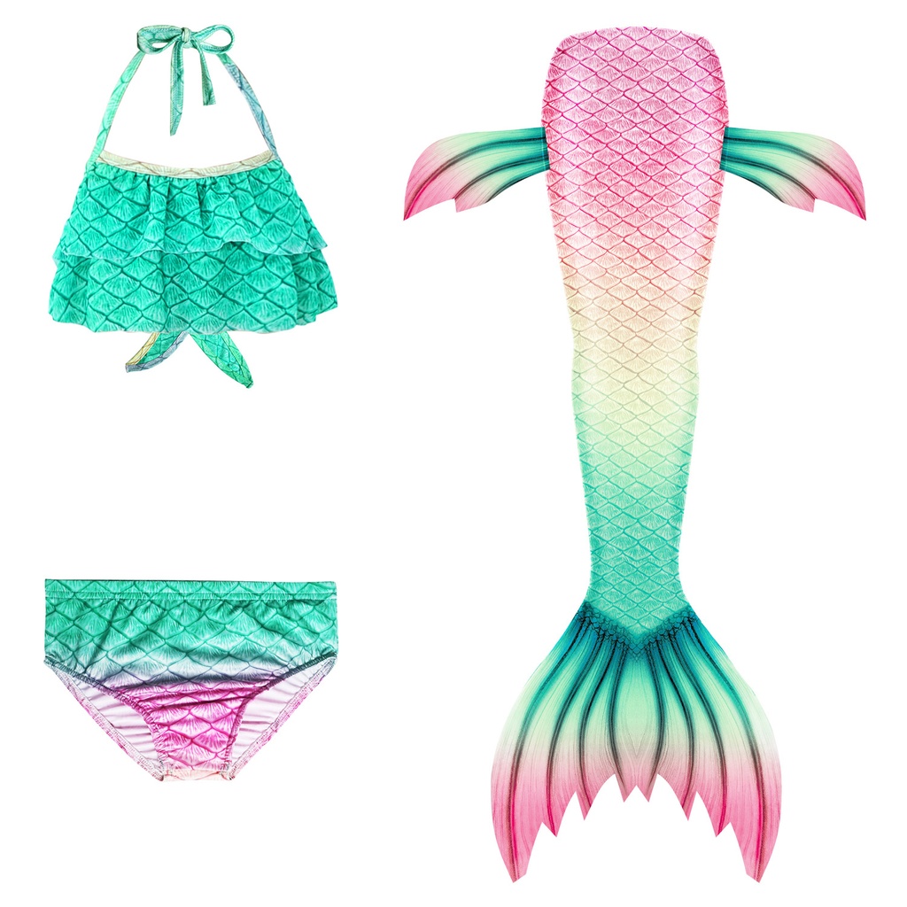 Children's Mermaid Swimsuit Girls Mermaid Tail Girls Mermaid Costume Swimsuit Hot Spring Swimsuit