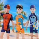 Children's Swimsuit Boys' One-piece Baby Quick-drying Swimsuit for Big Boys and Boys Swimming Trunks for Kids Hot Spring Swimsuit