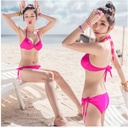 fashion sexy split women's steel bikini swimsuit