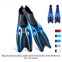 WAVE Adult Professional TPR Swimming Diving Flippers Rubber Free Snorkeling Fins