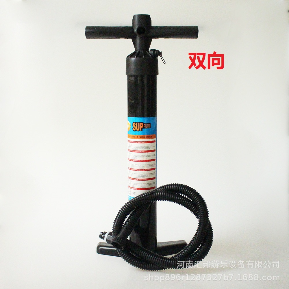 Inflatable boat surfboard sup inflatable pump hand pump high pressure two-way inflatable air pump with barometer