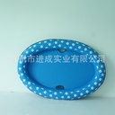 Manufacturers produce pet floating row dog paw floating row thickened PVC inflatable pet floating row mat water toys