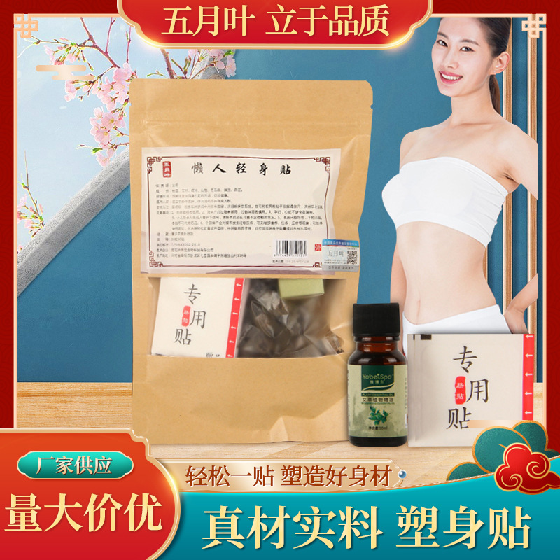 Nanyang Factory Lazy Light Body Paste Small Man Waist Wormwood Navel Household Disposable Slim Posture Paste Moxibustion Paste