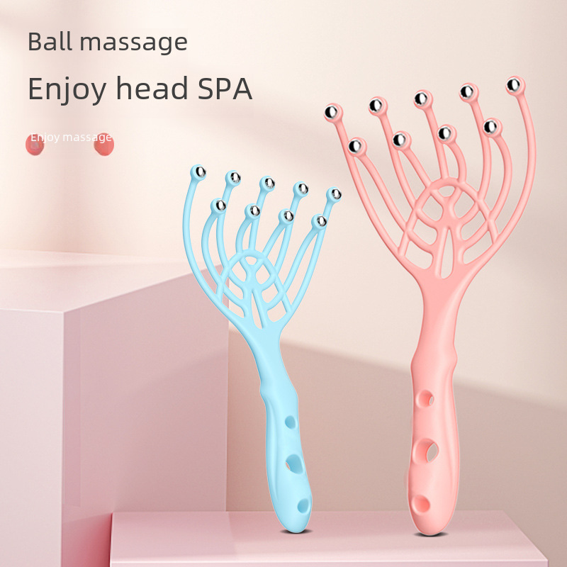 Nine-claw massager head massage ball soul extractor scalp comb relaxation decompression scratching head scratching artifact