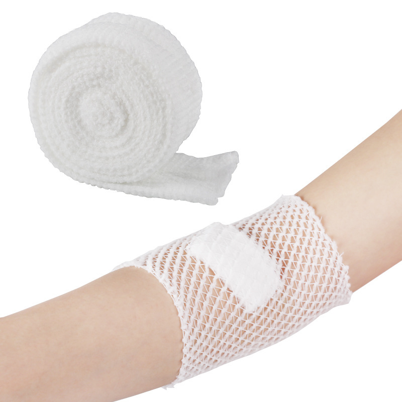 Mesh Elastic Bandage Soft Rebound Breathable Tubular Stretch Finger Joint Bandage Fixation Mesh