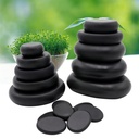 Factory direct SPA black basalt energy stone essential oil volcanic hot stone beauty salon massage stone massage Stone