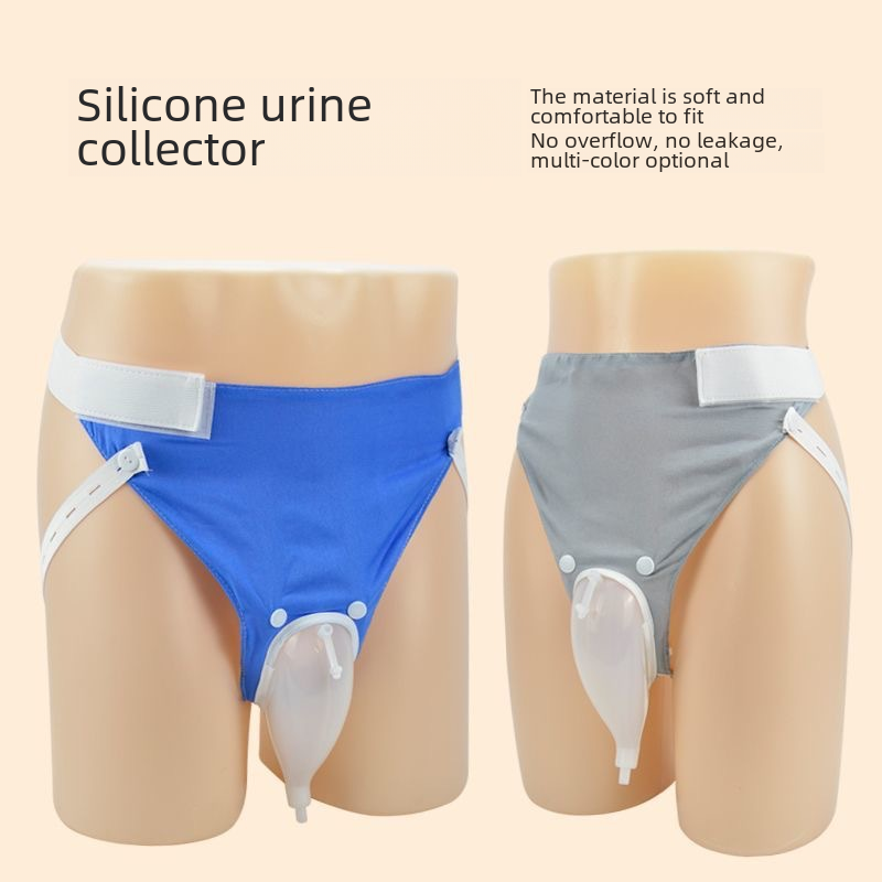 Silicone Ureterware Urine Collection Bag for Men Elderly Bed Leak Proof Incontinence Urinary Catheter for Adults Women Urine Bag