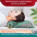 Removable combination Wormwood pillow cylindrical sleeping moxibustion neck protection Wormwood cervical pillow manufacturers cervical pillow