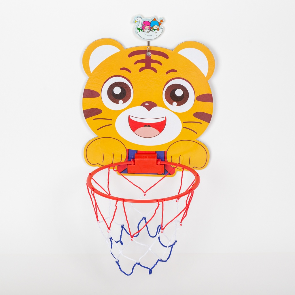 Boyu Children's Indoor and Outdoor Basketball Frame Cartoon Tiger Lion Lifting Station Hanging Basketball Stand Shooting Play