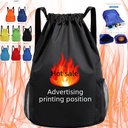 Basketball Bag Storage Bag Football Basketball Equipment Lightweight Backpack Sports Bezel Drawstring Backpack Fitness Backpack