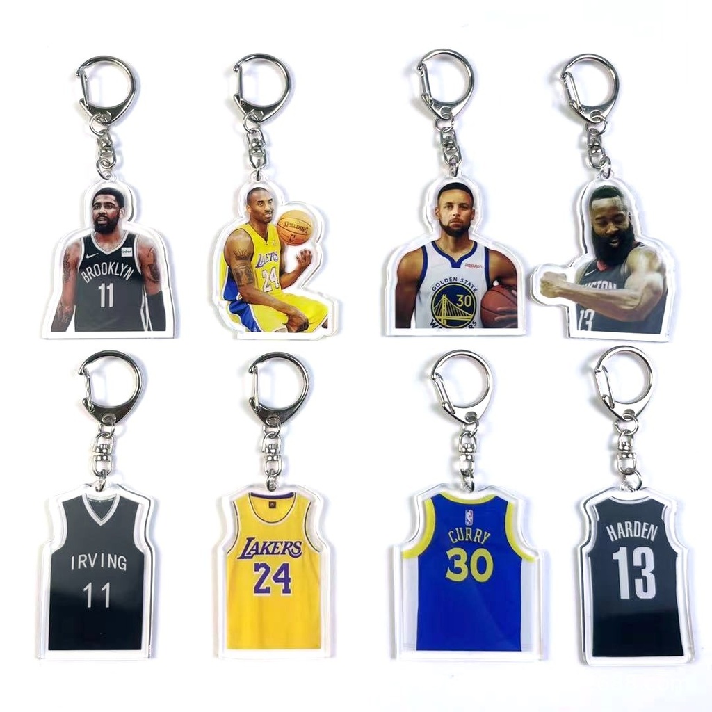 A generation of Kobe Curry James Owen Nick Yang basketball star Jersey key chain endorsement bag pendant