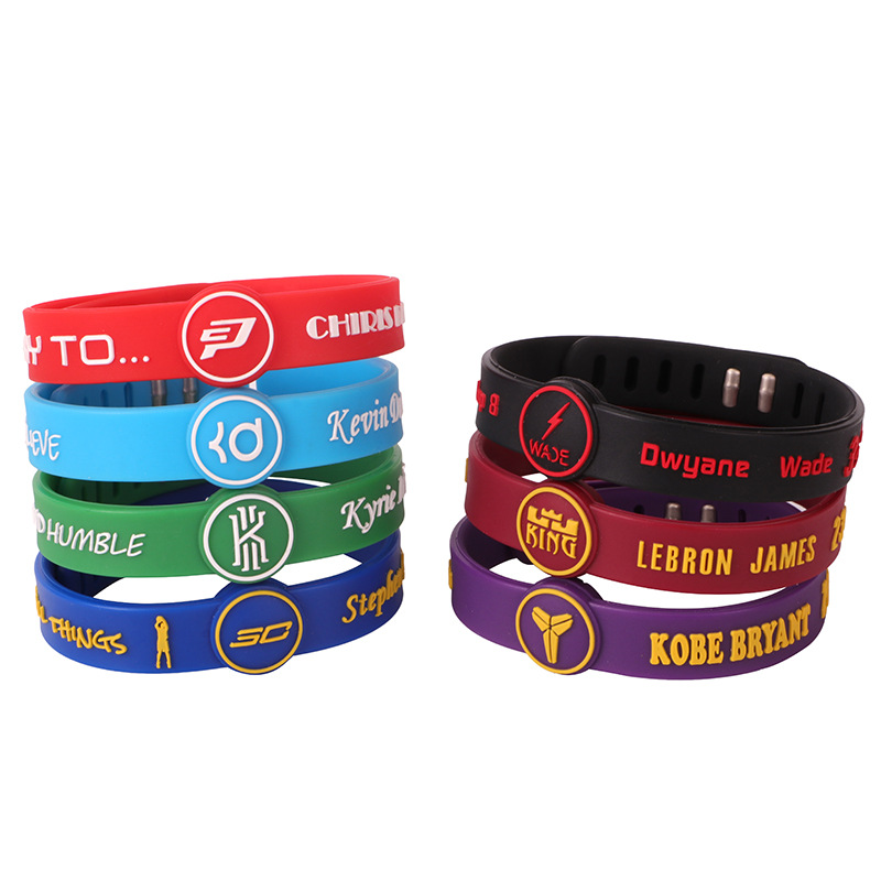 Factory adjustable bracelet Harden Durant James Kobe signature camouflage Buckle Sports wrist strap