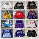 Dense Embroidered Pocket Pants Michigan Lakers Live Nets Arrow Timberwolves 76ers North Carolina Kings Trailblazers Nets