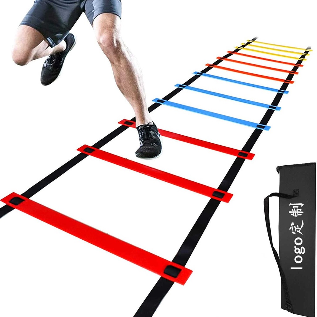 Football training agile ladder jump ladder outdoor sports fitness taekwondo pace physical training speed sensitive ladder