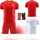 外贸新款世界杯7号C罗主场球衣足球服男女儿童成人训练服套装