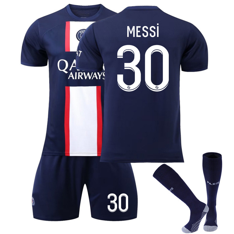 2223 Paris Saint-Germain Messi Jersey Home 10 Nemalmbappe 7 PSG children's football uniform
