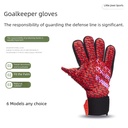 Strap Goalkeeper Gloves Latex Adult Football Goalkeeper Gloves Non-Slip Wear-Resistant Professional Goalkeeper Gloves