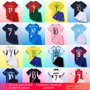 Children's Football Clothes Set Summer Boys and Girls Primary School Students Kindergarten Training Clothes Jersey Class Clothes Performance Printing