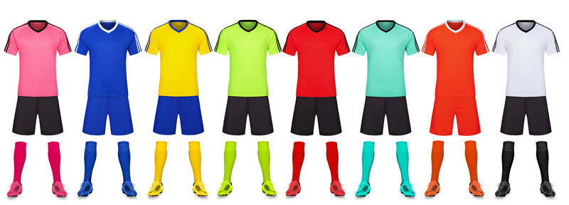 short sleeve football suit training match suit group purchase printable printing number 6095#
