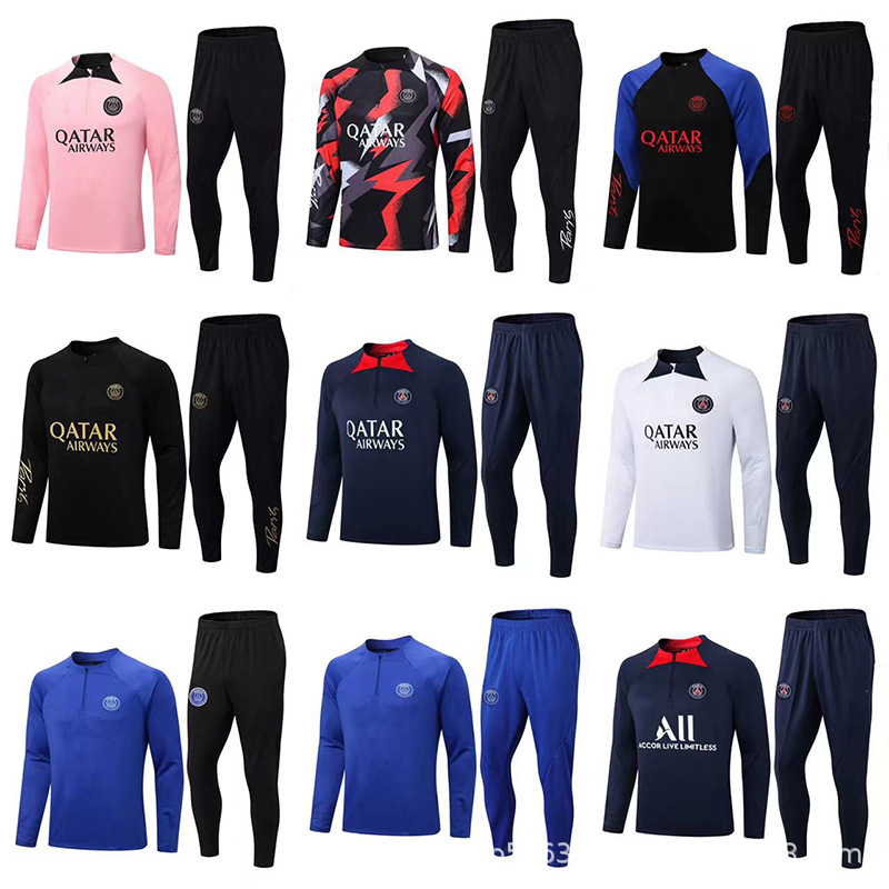 Paris Football Training Clothes Chelsea Lyon Feyenoord Liverpool Home Jersey Factory Outlet