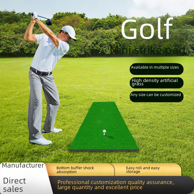Golf Strike Mat Indoor Mini Swing Golf Practice Mat Strike Mat Training Teaching