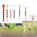 Golf Nails Color Striped Wood Nails Bamboo Nails Ball Bracket Stadium Accessories 70/83mm