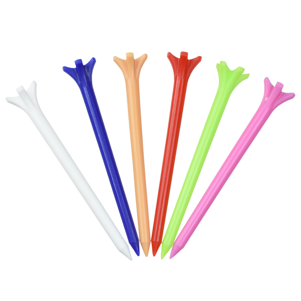 Golf five-claw tee 70mm five-claw nail zero resistance nail Tee Golf plastic nail tee