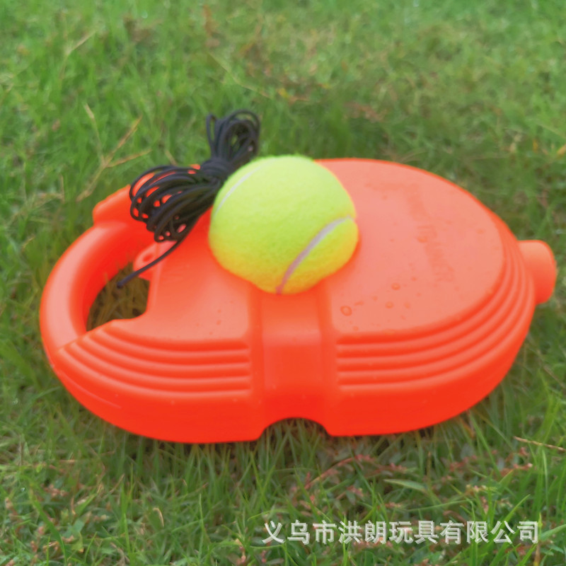 Factory direct single trainer plus rope durable tennis training supplies rebound tennis training base