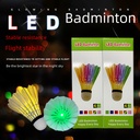 explosions luminous badminton net red with LED luminous badminton night resistant to play 4 in stock