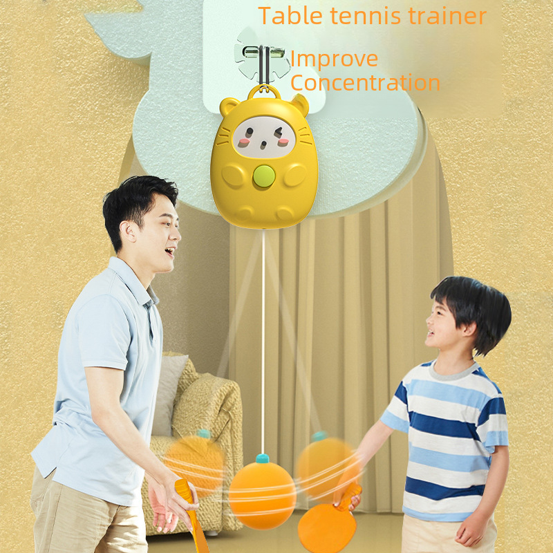 Hanging Table Tennis Trainer Home Children's Parent-Child Sensitive Trainer Corrects Vision Exercise Hand-Eye Coordination