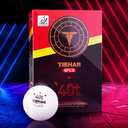 TIBHAR tall and straight Samsung ball material 40 + table tennis professional training Competition 3 star seamless competition ball
