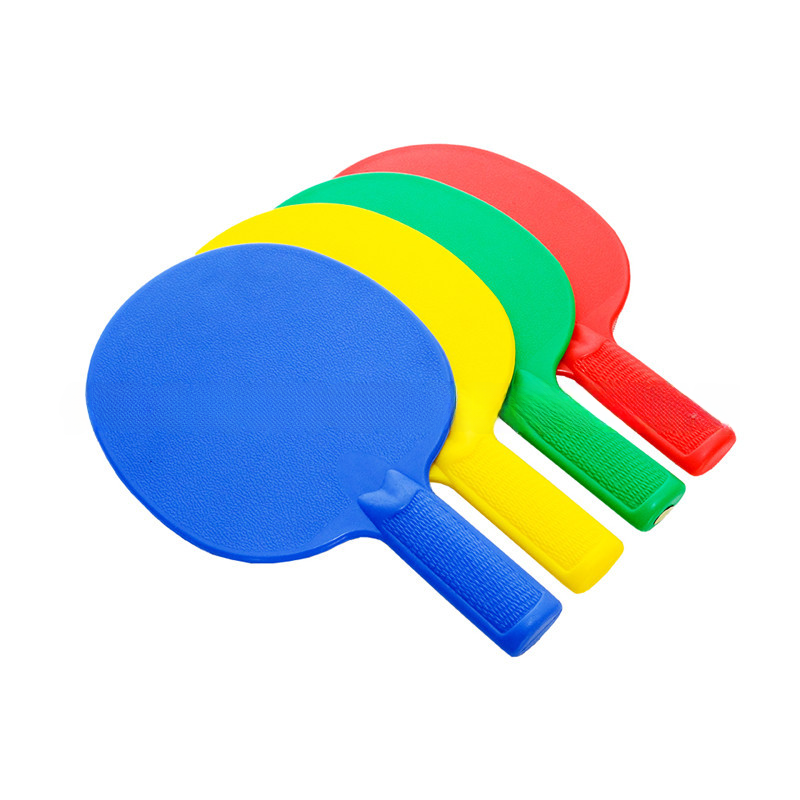 加厚乒乓球拍 大弹力塑料球拍 儿童练习训练塑料拍 可印logo生产
