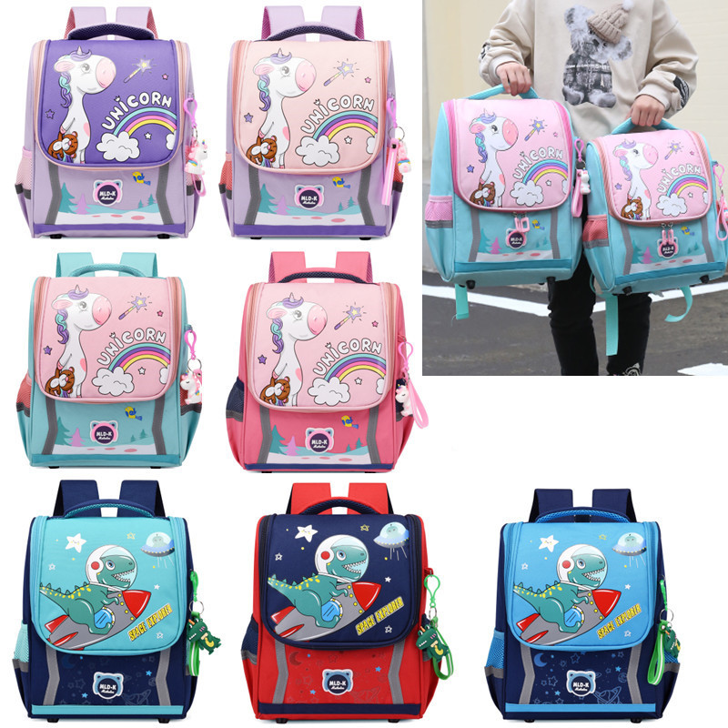 Children's Bag Kindergarten Primary School Students' Backpack Cute Cartoon Space Bag Large and Small Children's Schoolbag