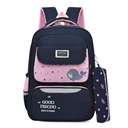 Korean Style Schoolbag for Primary School Boys and Girls 6-12 Years Old Backpack Lightweight Decompression 1-3-4-6 Grades