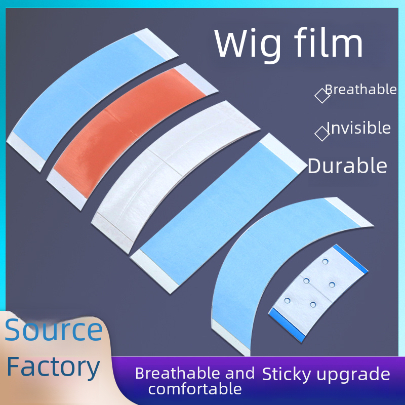 wig Double-sided Film wig tape Waterproof Sweat-proof Breathable Fixed Anti-light Sticker Invisible Traceless High Viscosity
