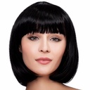 Ou Shuo wig headgear supply short hair neat bangs Bobo head fashion women's short hair headgear a generation of hair